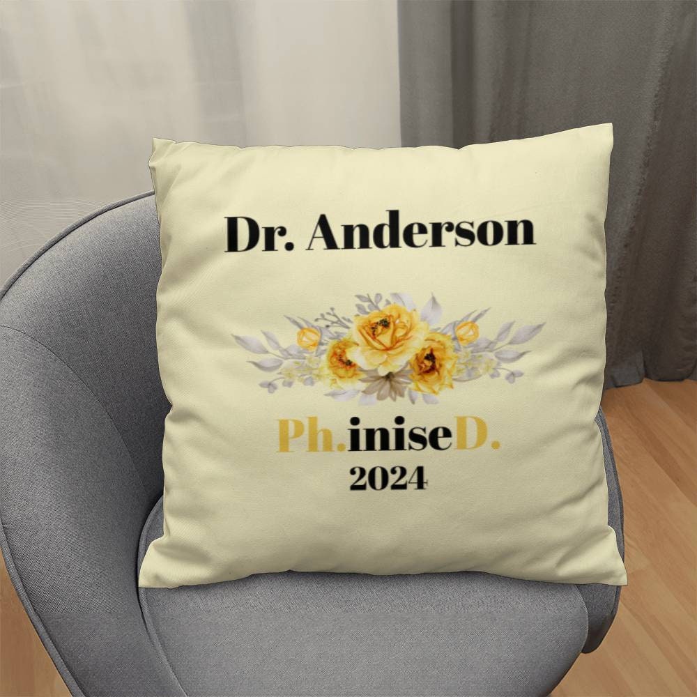 Phd Graduation Pillow - PhD Graduation Gifts