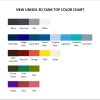 tank top color chart - PhD Graduation Gifts